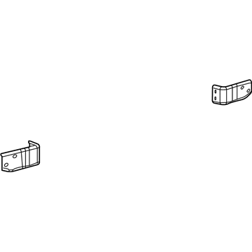 68195811AA Mopar Rear Bumper Bracket Illustration 1 of 1
