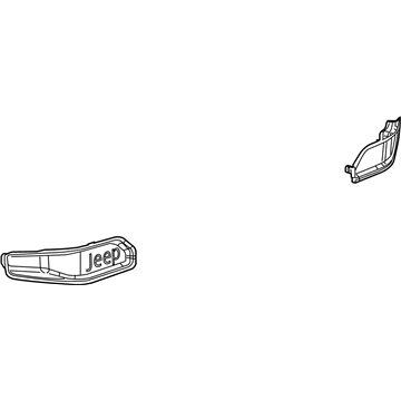 68231986AA Mopar Closeout Panel Illustration 1 of 1