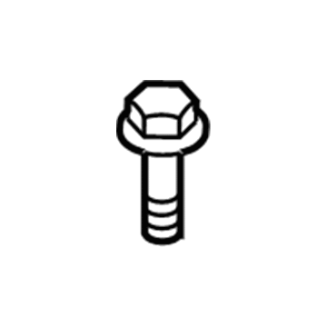 Mopar 6104565AA Screw 6104565AA Mopar Screw Illustration 1 of 1