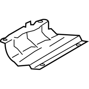 Mopar 5122938AA Air Bag Bracket 5122938AA Mopar Air Bag Bracket Illustration 1 of 1