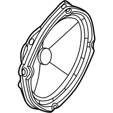 Dodge Charger Daytona Car Speakers - 68347024AC