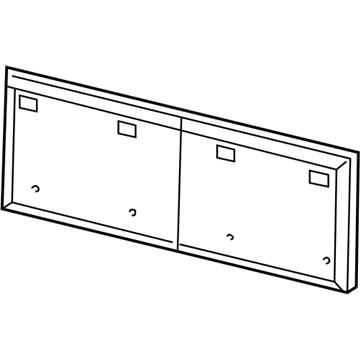 UE102L5AA Mopar Panel Seat Back Illustration 1 of 1