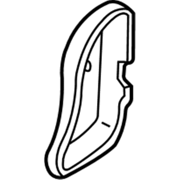WD902L5AA Mopar Cover-Rear Seat Bracket Illustration 1 of 1