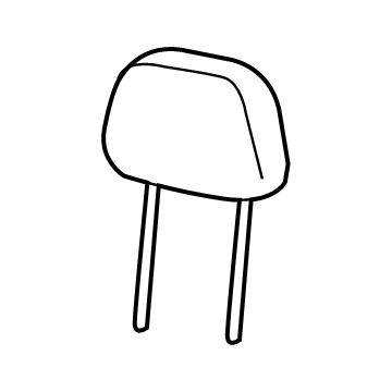 6SF96LXHAA Mopar Front Headrest Illustration 1 of 1