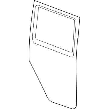 55395440AC Mopar Rear Door Panel Illustration 1 of 1