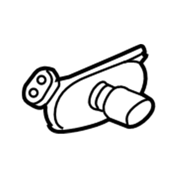 Mopar 5103376AA Exhaust Bracket 5103376AA Mopar Exhaust Bracket Illustration 1 of 1