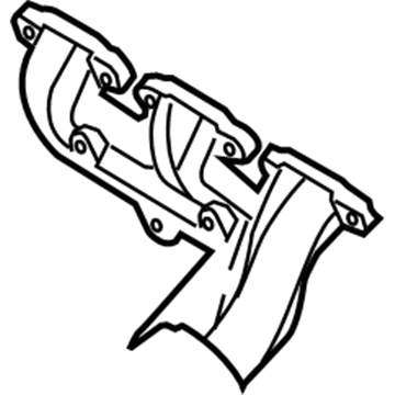 4648909AB Mopar Exhaust Manifold Illustration 1 of 1
