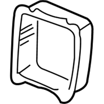 55350354AB Mopar Seat Belt Retractor Cover Illustration 1 of 1