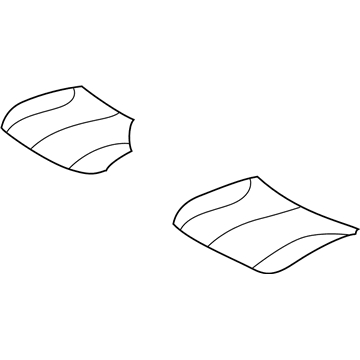 1DN301D5AA Mopar Front Seat Cushion Cover Illustration 1 of 1