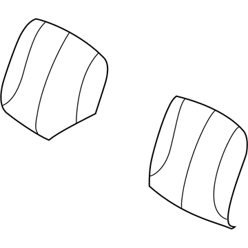 1BN801L5AA Mopar Front Seat Back Passenger Cover Illustration 1 of 1