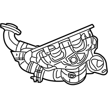 4880356AC Mopar Exhaust Manifold And Catalytic Converter Illustration 1 of 1