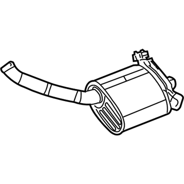 4721555AE Mopar Exhaust Muffler And Tailpipe Illustration 1 of 1