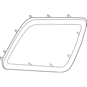 55257468AA Mopar Quarter Window Illustration 1 of 1