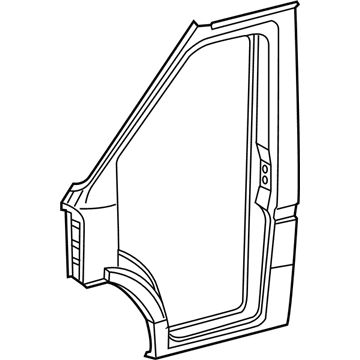 5104220AA Mopar Body Side Door Panel Illustration 1 of 1