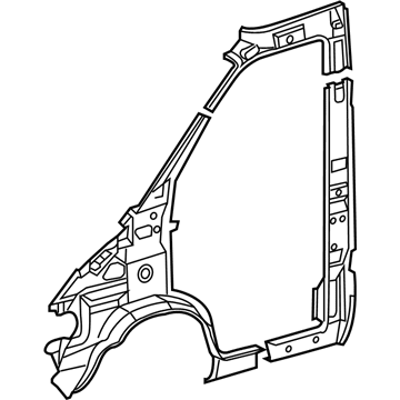 5121784AA Mopar Body Side Door Panel Illustration 1 of 1