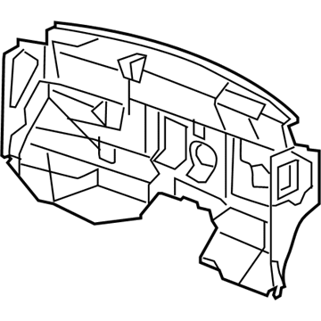 68192988AC Mopar Dash Panel Silencer Illustration 1 of 1