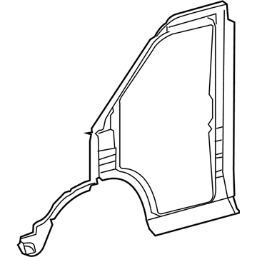 5121683AA Mopar Body Side Door Panel Illustration 1 of 1