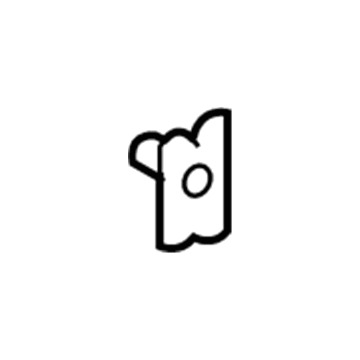 5125412AA Mopar Plate-Side Panel Illustration 1 of 1