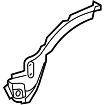 5104190AA Mopar Panel-Fender EXTENTSION Illustration 1 of 1