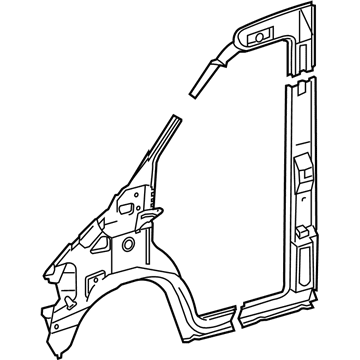5104183AA Mopar Body Side Door Panel Illustration 1 of 1