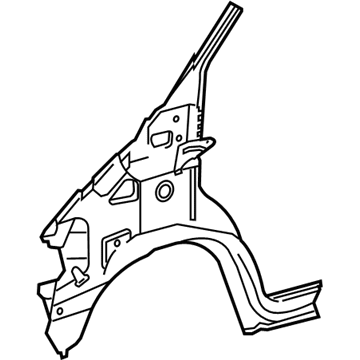 5104185AA Mopar Body Side Aperture Panel Illustration 1 of 1