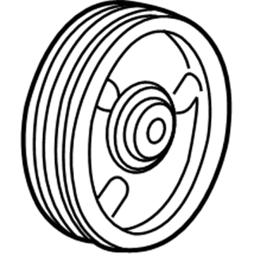 4612383 Mopar Power Steering Pump Pulley Illustration 1 of 1
