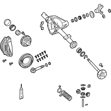 5143421AA Mopar Service Rear Axle Illustration 1 of 1