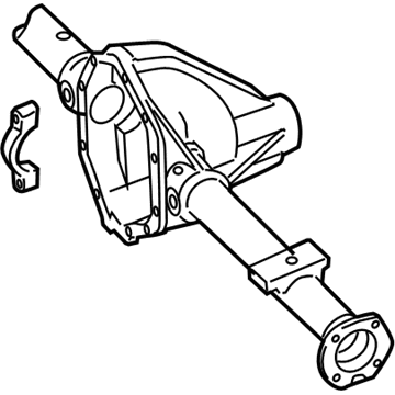 5137568AA Mopar Rear Axle Housing Illustration 1 of 1