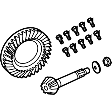 5143420AA Mopar Ring And Pinion Gear Kit Illustration 1 of 1