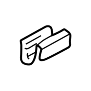 Mopar 4628912AB Clip-SCUFF Plate 4628912AB Mopar Clip-SCUFF Plate Illustration 1 of 1