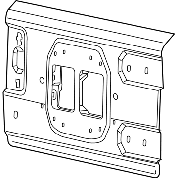 Mopar 68281561AJ Tailgate 68281561AJ Mopar Tailgate Illustration 1 of 1