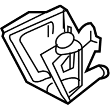 2006 Jeep Wrangler Battery Tray - 55174783AE