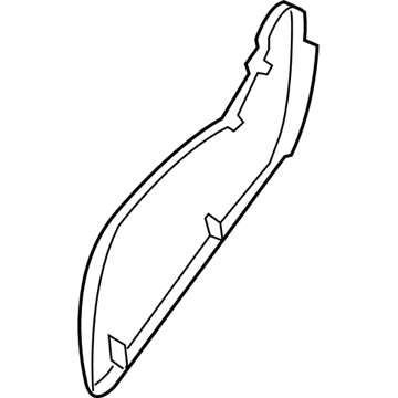 Mopar 1NG23DKAAA Seat Adjuster Shield 1NG23DKAAA Mopar Seat Adjuster Shield Illustration 1 of 1