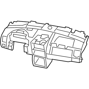 Mopar 68029743AA Base Panel Base Pane 68029743AA Mopar Base Panel Base Pane Illustration 1 of 1