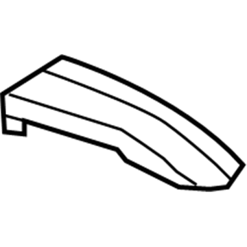 55396657AB Mopar Luggage Rack Cover Illustration 1 of 1