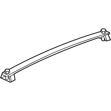 55156989AB Mopar Luggage Rack Cross Rail Illustration 1 of 1