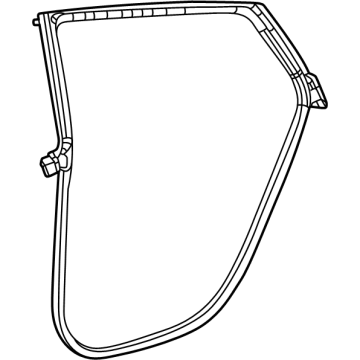 Dodge Charger Daytona Door Seal - 68592091AC