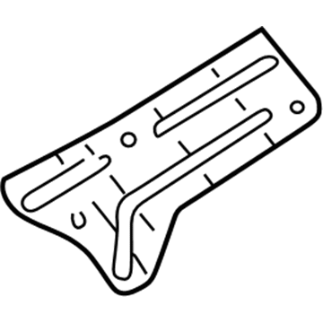 MR373142 Mopar Exhaust Manifold Shield Illustration 1 of 1
