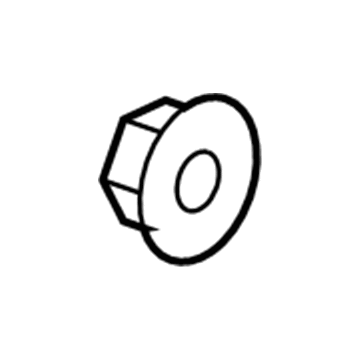 6508072AA Mopar Plastic Snap-in Nut Illustration 1 of 1