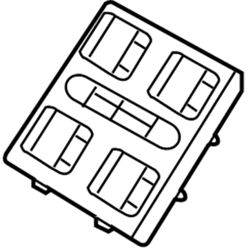 4602756AB Mopar 5 Gang Switch Illustration 1 of 1