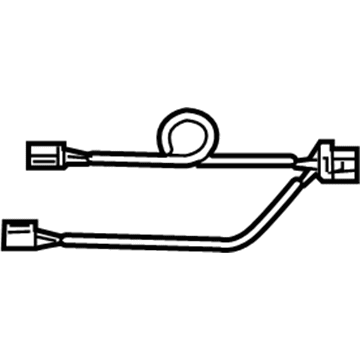4868763AA Mopar Wiring-Dvd Jumper Illustration 1 of 1