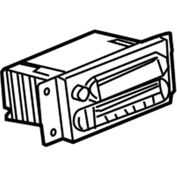 Mopar 5094468AC Am/Fm/Cassette With Cd Radio 5094468AC Mopar Am/Fm/Cassette With Cd Radio Illustration 1 of 1