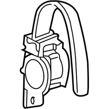 SL69LAZAA Mopar 1St Rear Outer Seat Belt Illustration 1 of 1