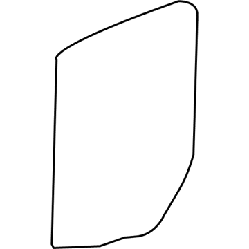 68010109AA Mopar Glass-Front Door Illustration 1 of 1