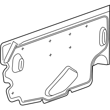 5067162AC Mopar Front Door Shield Illustration 1 of 1