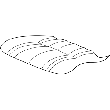 WT301T5AA Mopar Front Seat Cushion Cover Illustration 1 of 1