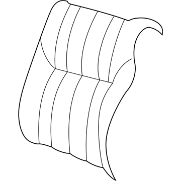 WU181L5AA Mopar Seat Back Cover Illustration 1 of 1