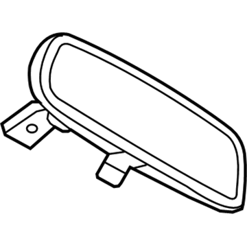 2010 Chrysler Sebring Car Mirror - 4389937AB