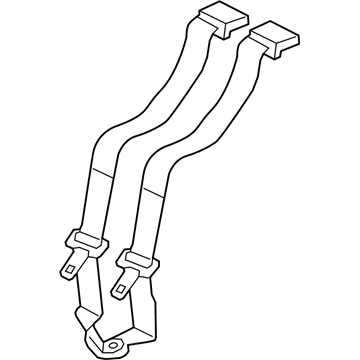 1FN96XT1AA Mopar Seat Belt Illustration 1 of 1