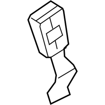 YW251J3AA Mopar Rear Inner Seat Belt Illustration 1 of 1